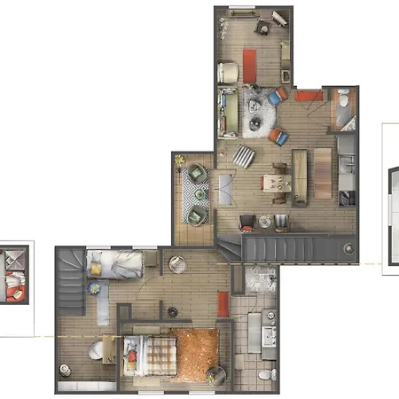 Апартаменты Family Penthouse Old Town Heart Renovated