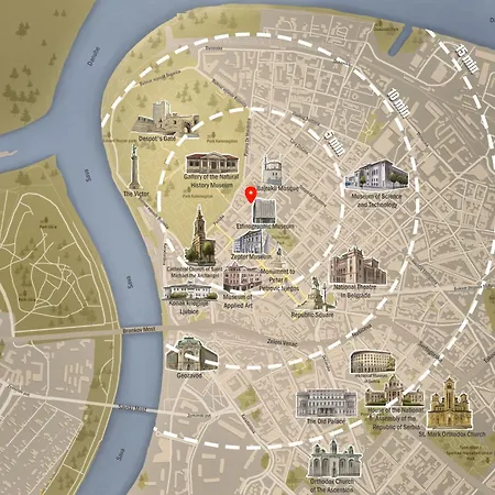 Family Penthouse With Terrace 5min To Kalemegdan *